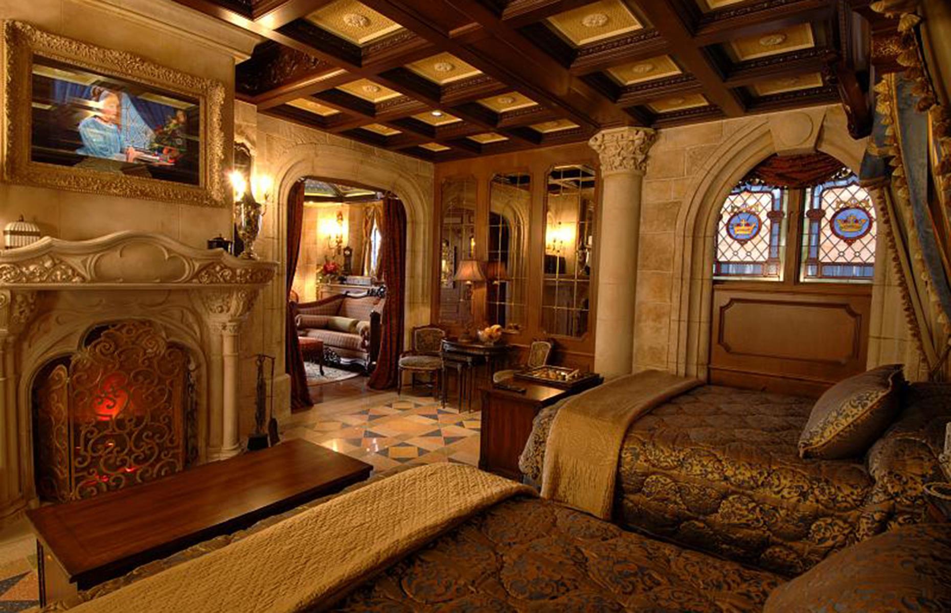 Geheimsuite im Cinderella-Schloss, Walt Disney World Resort, Florida, USA